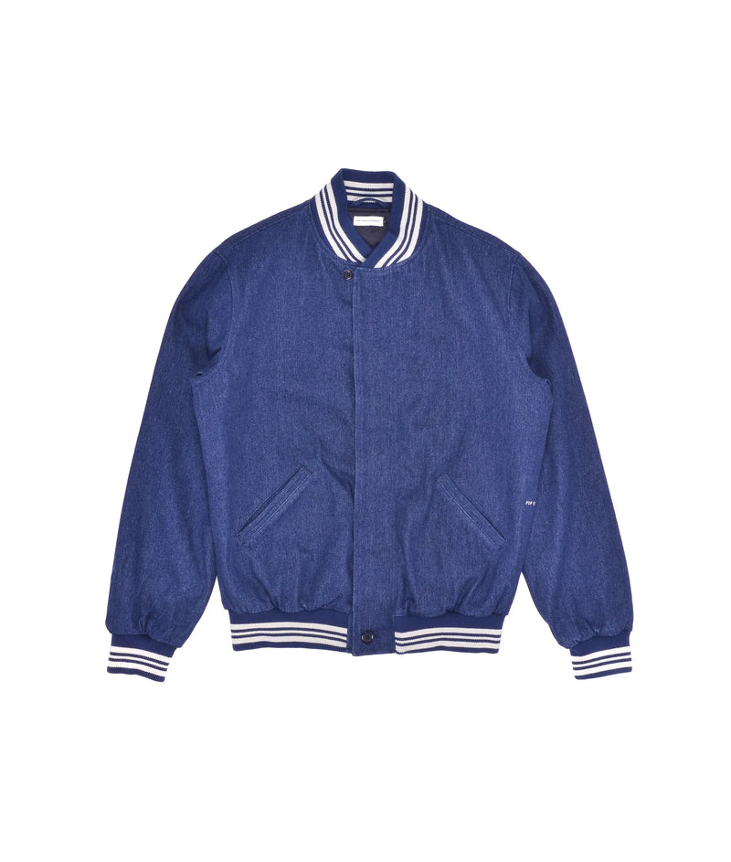 Pop Varsity Jacket Denim