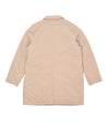 Pop Padded Trenchcoat White Pepper