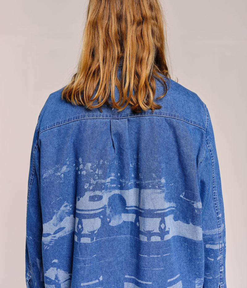 Pop Denim Shirt Rinsed Denim