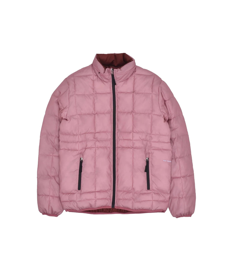 Pop Quilted Reversible Puffer Jacket Mesa Rose/Fired Brick