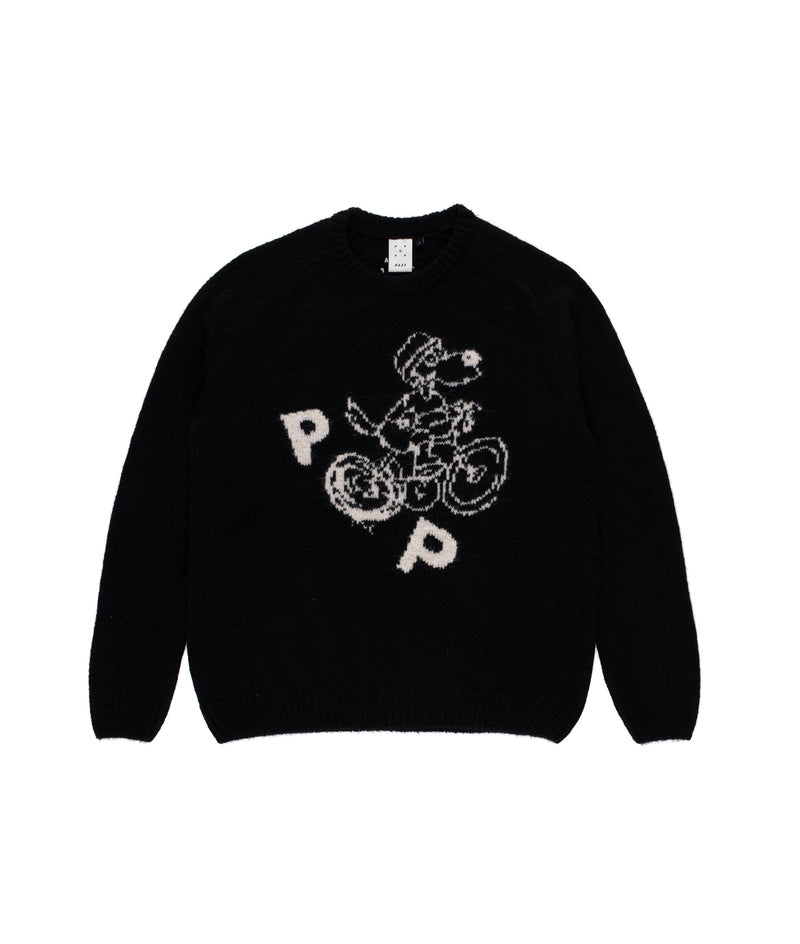 MAAP & Pop Graphic Mohair Knit Black