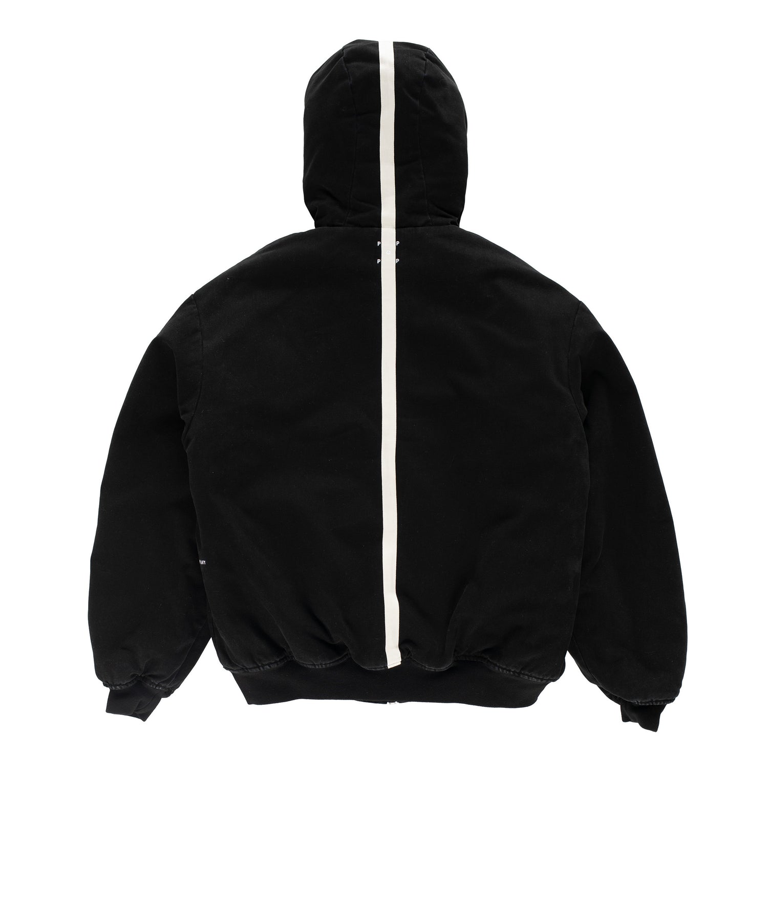 Pop Hooded Flight Jacket Black