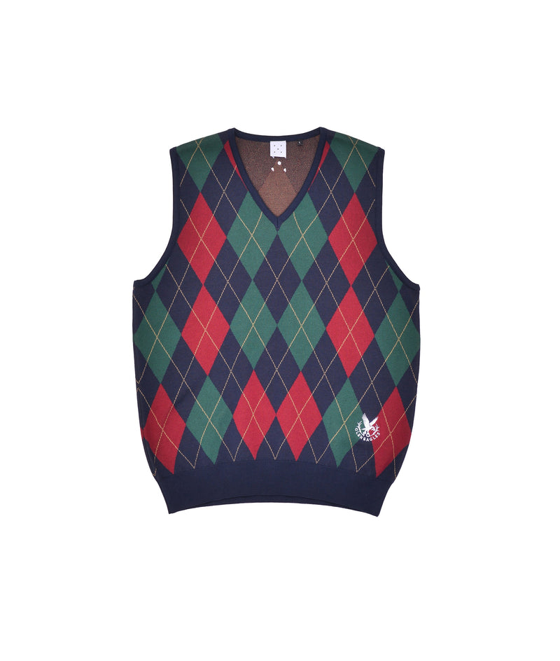 Pop & Gleneagles Knitted Vest Argyle