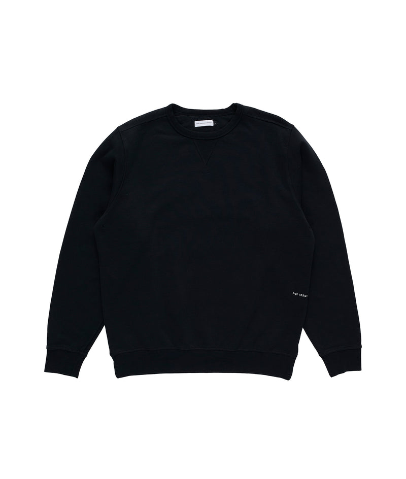 トップス POP TRADING COMPANY \"Full Zip Sweat\" Pop Trading Company Terry Full Zip Sweatshirt - Black