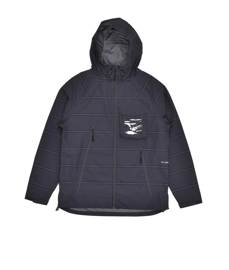 Pop Striped Oracle Jacket Anthracite/Black