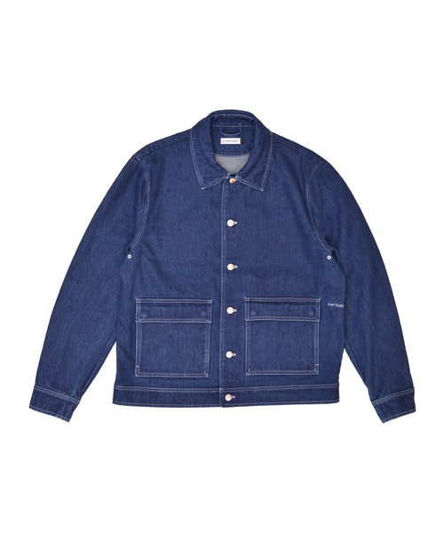 Featured Product Image Of Pop Full Button Jacket Rinsed Denim