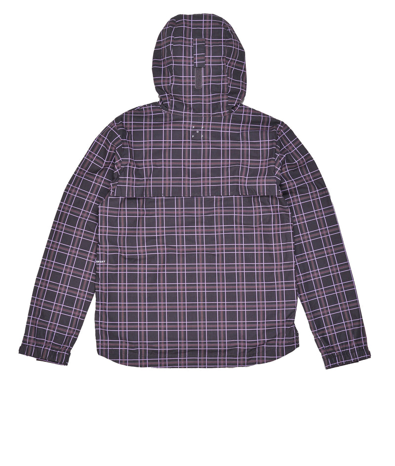 Pop Checked Vondel Jacket Charcoal/Viola