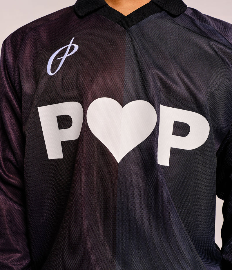 Pop Sportif Longsleeve Shirt Black/Anthracite