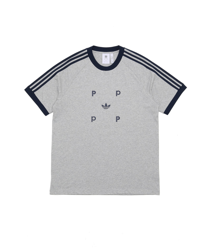 Pop & Adidas Classic T-Shirt Grey/Navy