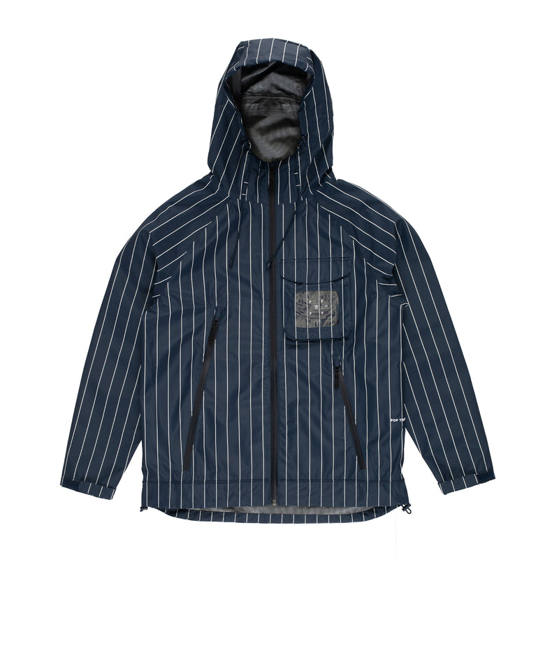 Pinstripe Oracle Jacket Navy/White