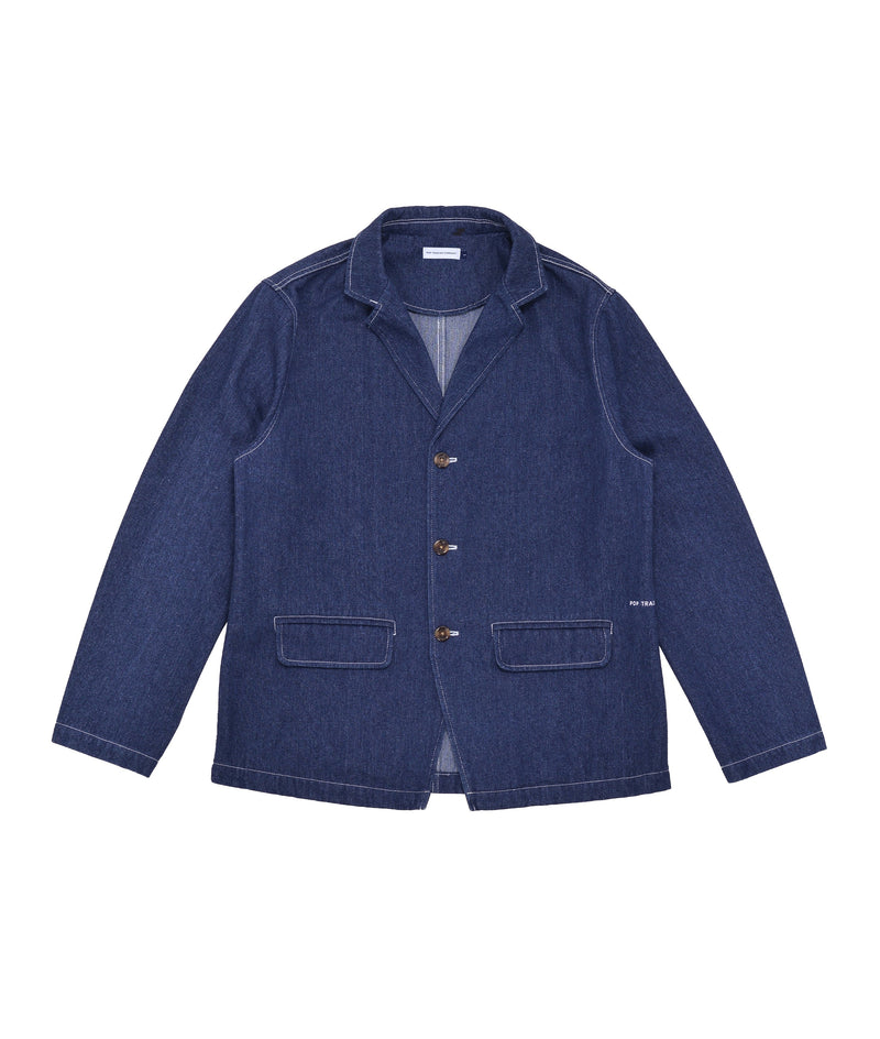 Pop Hewitt Suit Jacket Rinsed Denim