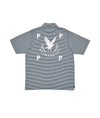 Pop & Gleneagles Mini Striped Italo Shirt Dark Green/White Pepper