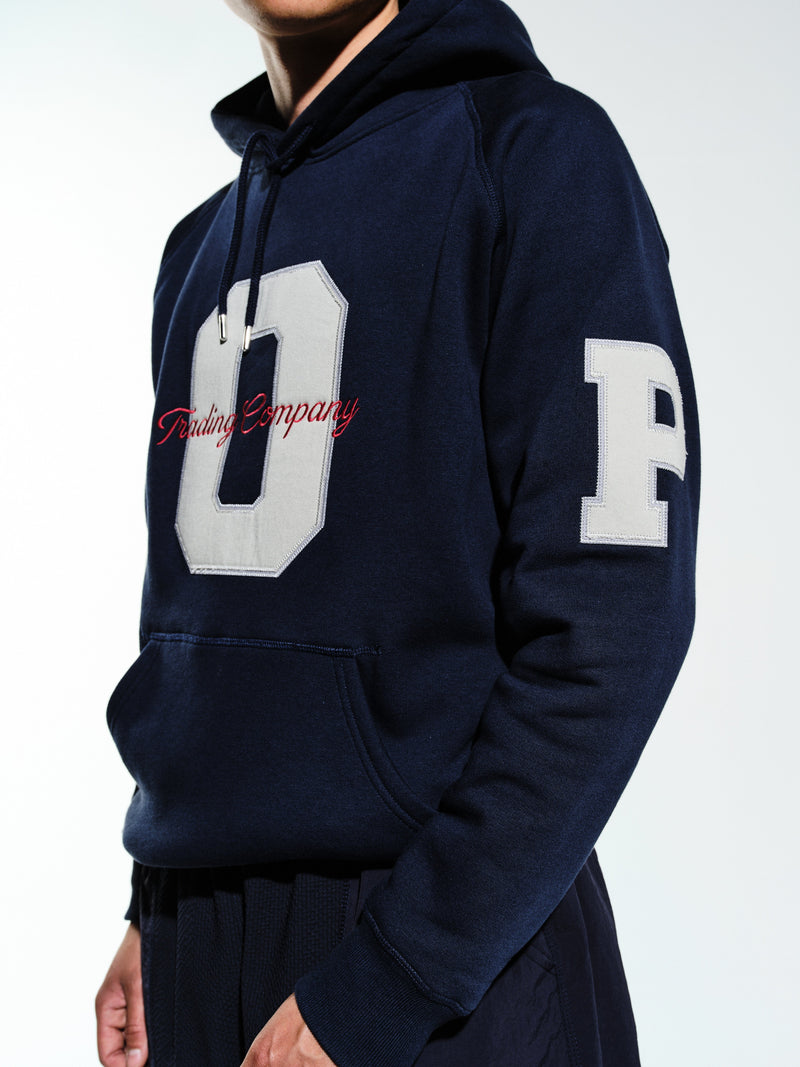 Pop Football Hooded Sweat Navy