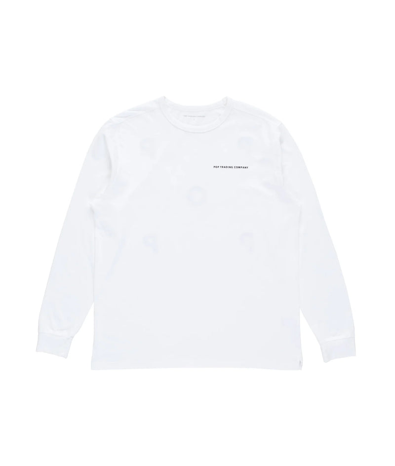 Pop Logo Longsleeve White/Black