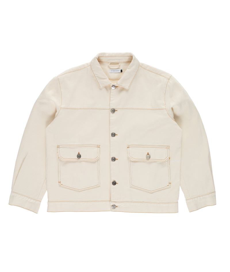 Pop DRS Denim Jacket Off White
