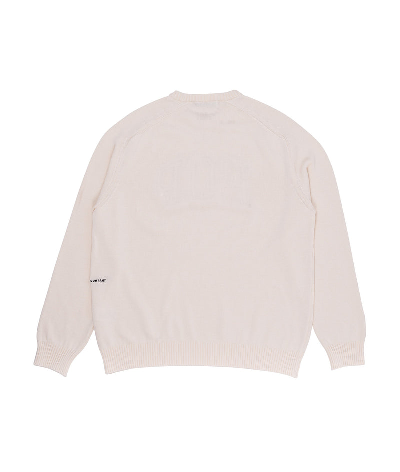 Pop Arch Knitted Crewneck Off White