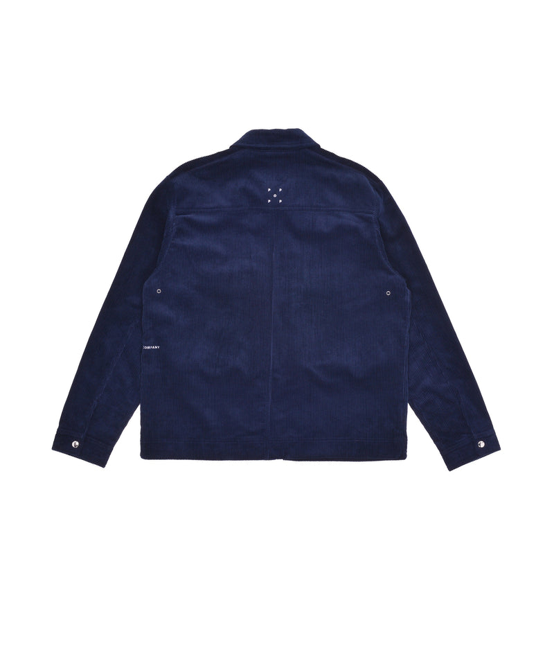 Pop Boxer Overshirt Navy Corduroy
