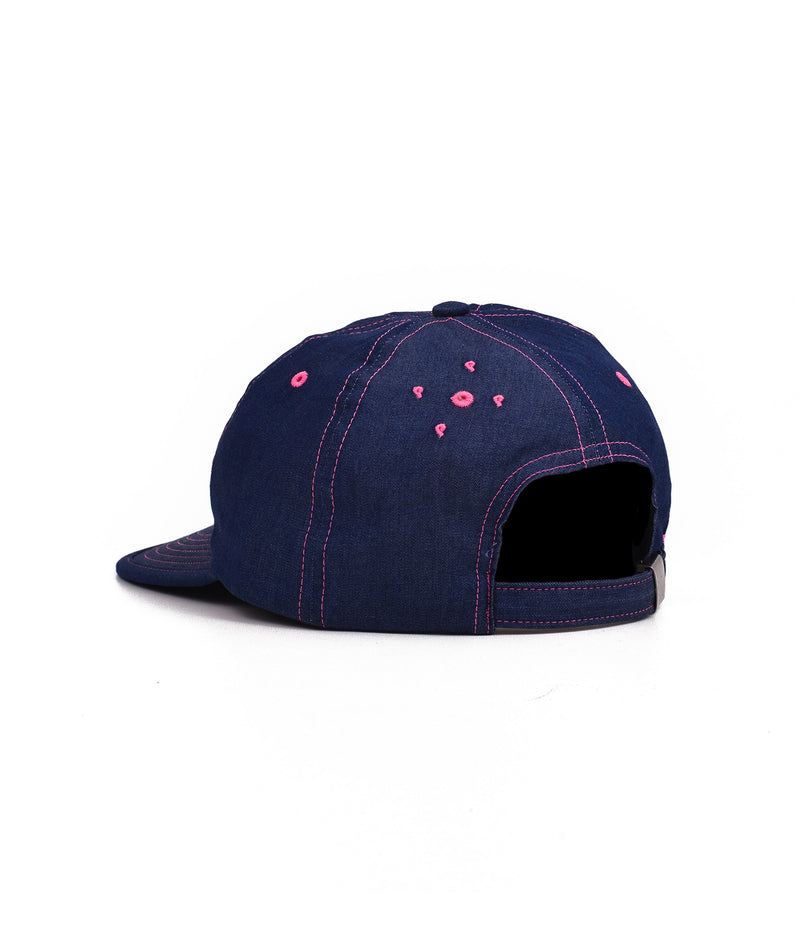 Pop Lex Pott Flexfoam 6 Panel Hat Raw Denim