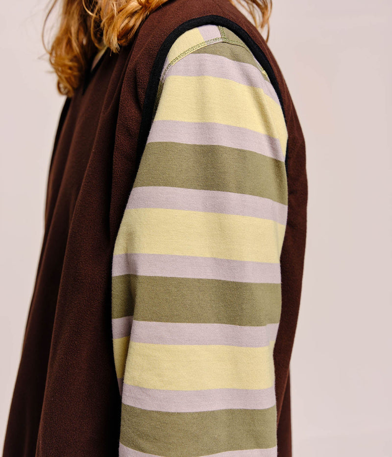 Pop Striped Logo Longsleeve T-Shirt Four Leaf Clover