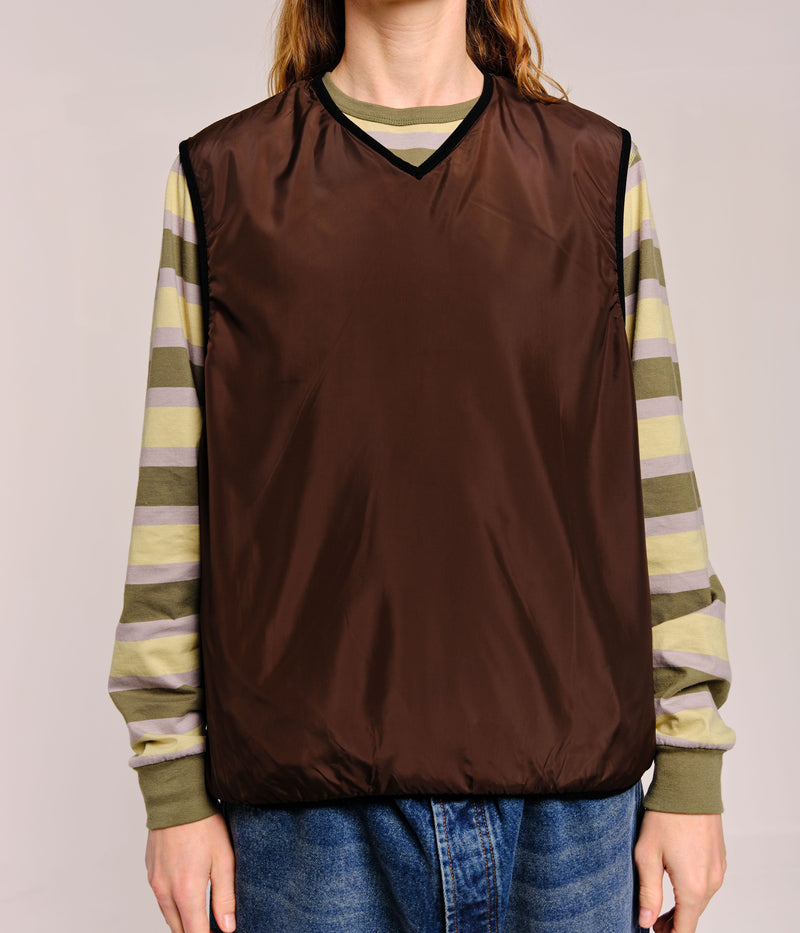 Pop Reversible Fleece Vest Delicioso