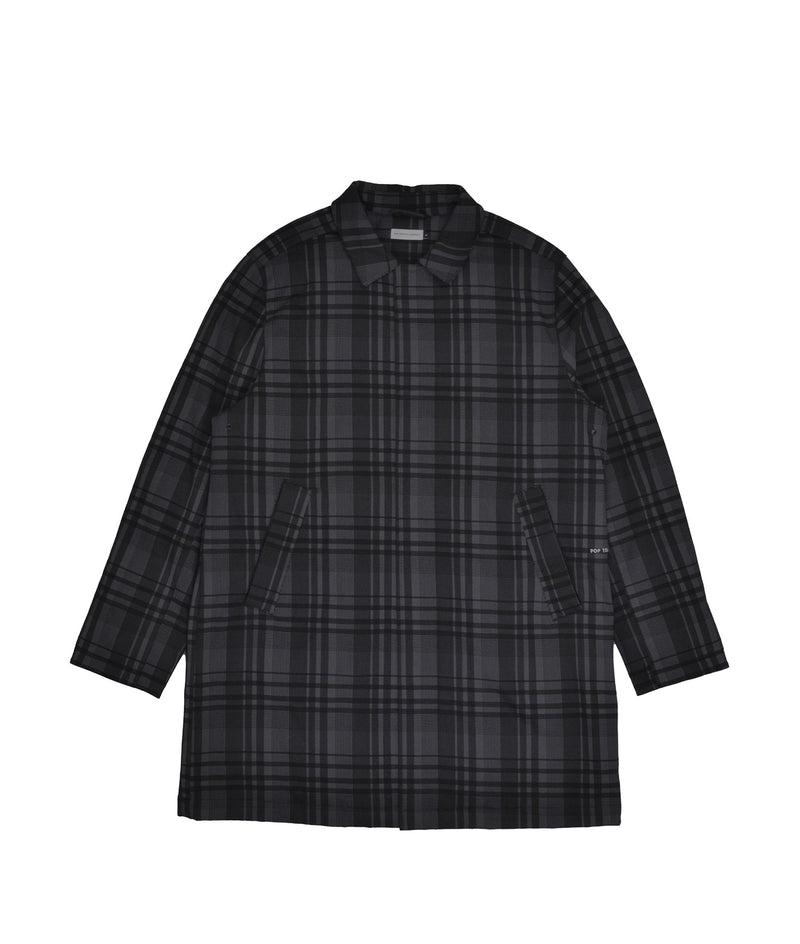 Pop Checked Padded Trench Coat