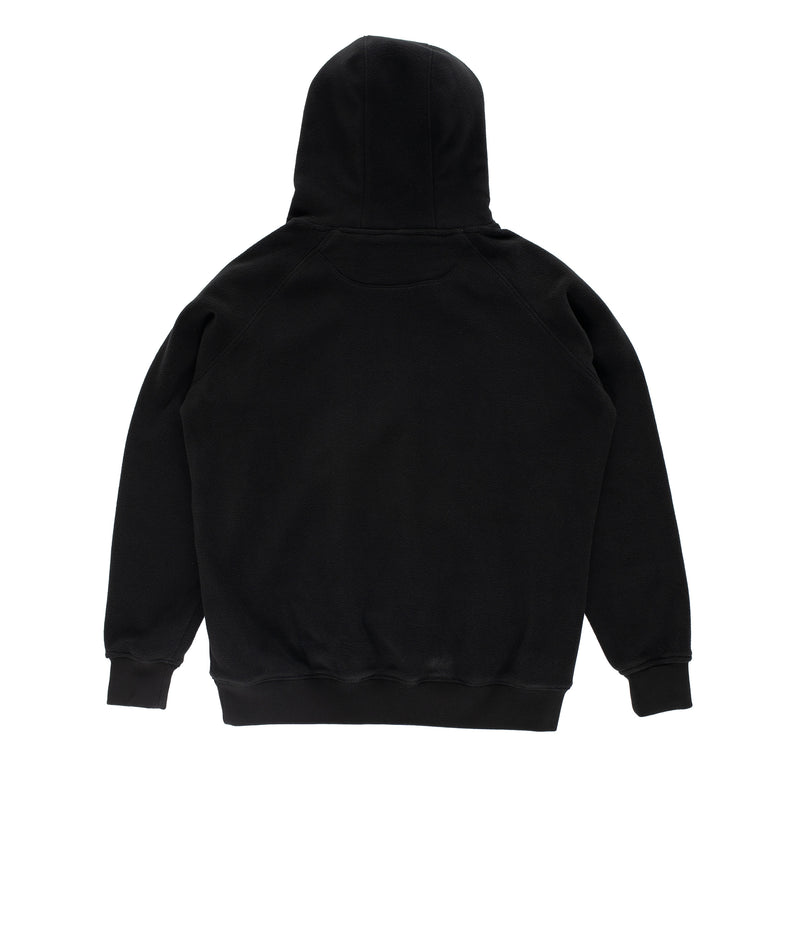 Pop Arch Hooded Sweat Black Fleece