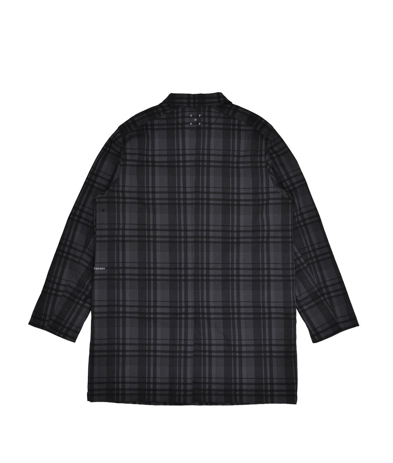 Pop Checked Padded Trench Coat