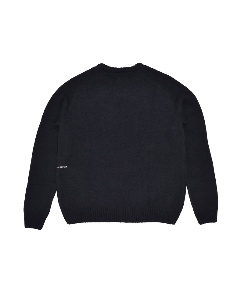 Pop Initials Knitted Crewneck Black