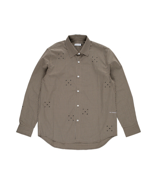 Featured Product Image Of Pop Checked Allover Logo Shirt Navy/Delicioso