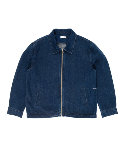 Featured Product Image Of Denim Full Zip Jacket Rinsed Denim