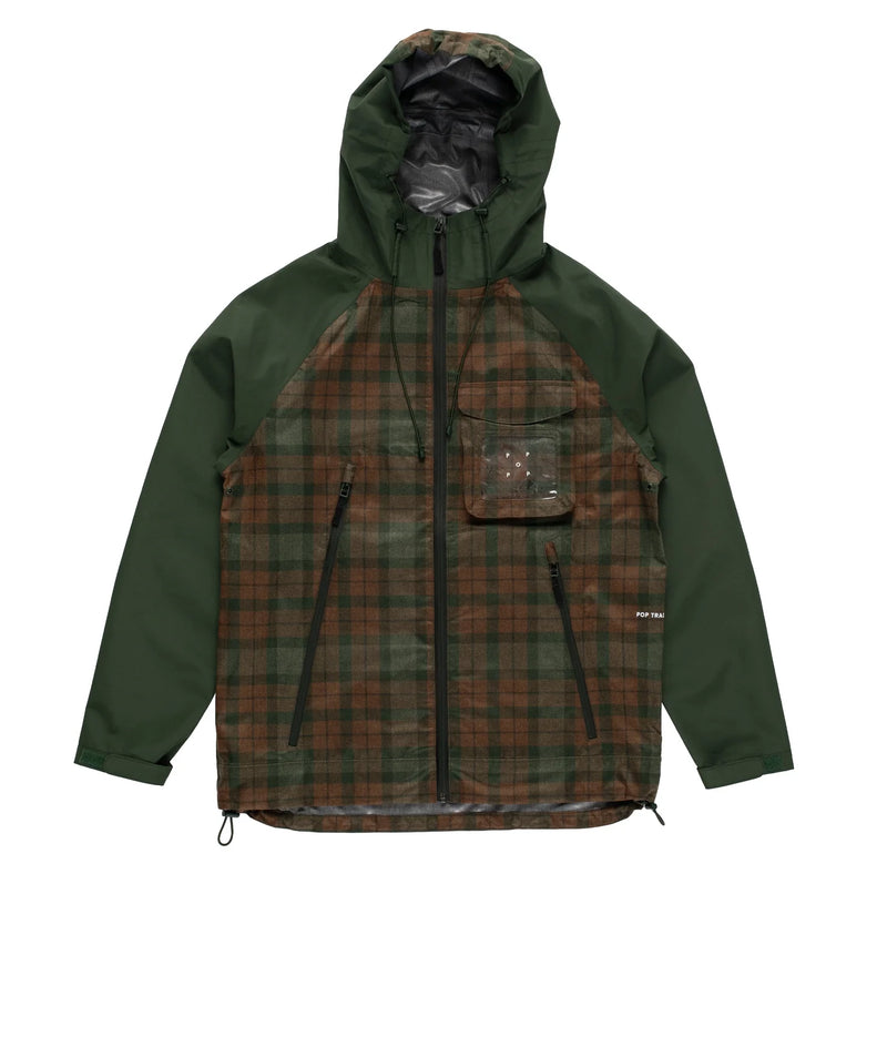 Pop Checked Oracle Jacket Duffel Green