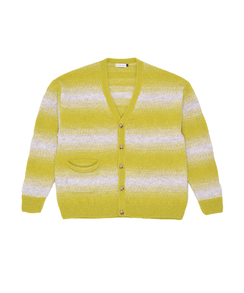 Featured Product Image Of Pop Knitted Cardigan Offwhite/Lime