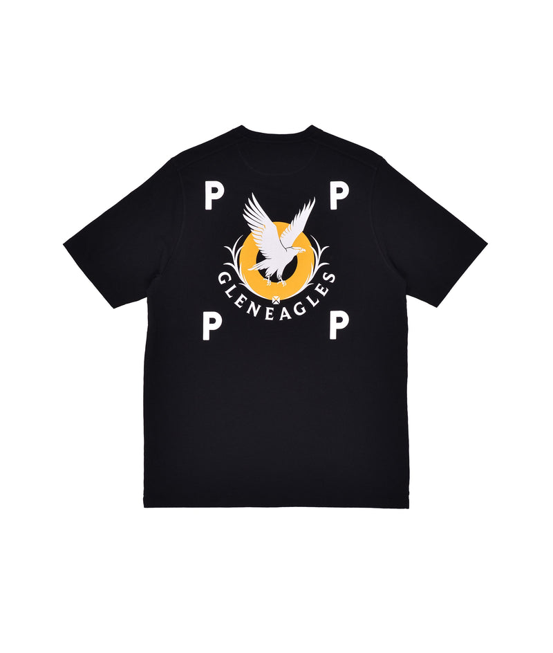 Pop & Gleneagles Logo Pocket T-Shirt Black