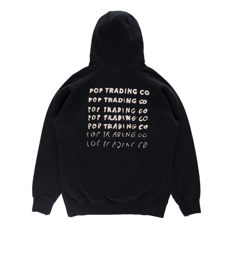 Pop Sketchy Hooded Sweat Black