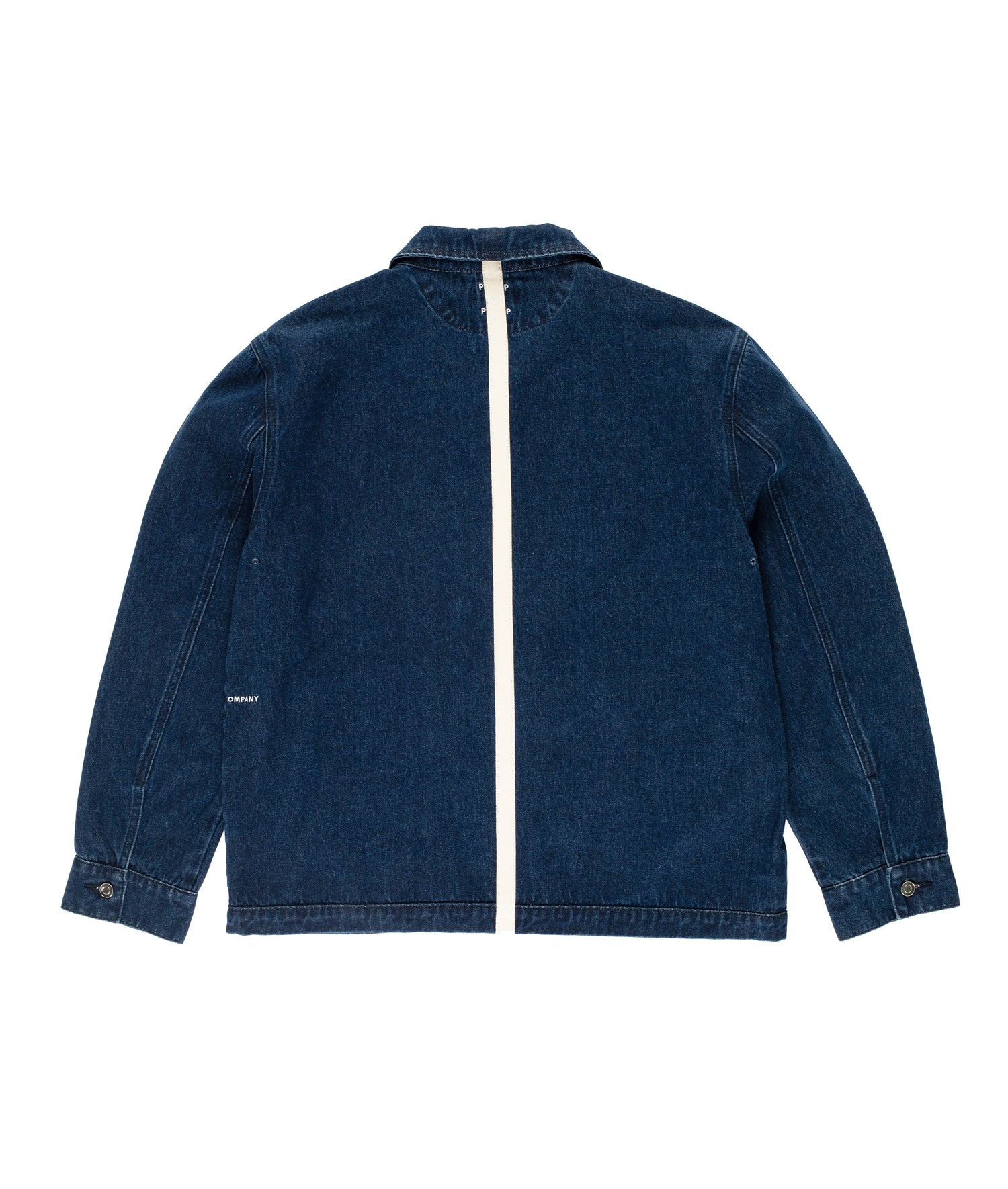 Denim Full Zip Jacket Rinsed Denim