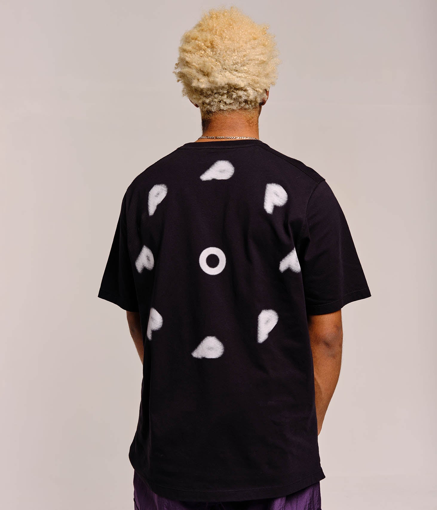 Pop Blurred Logo T-Shirt Black