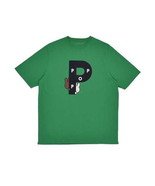 Featured Product Image Of Pop & Miffy Big P T-Shirt Green