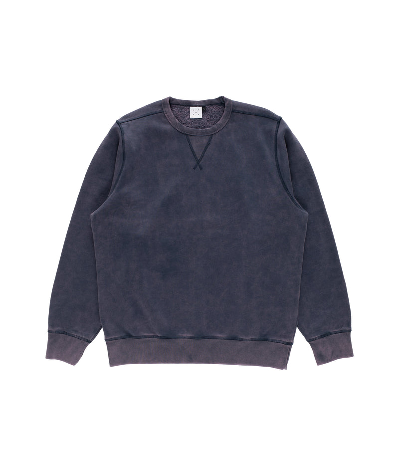 Pop Logo Crewneck Sweat Washed Navy