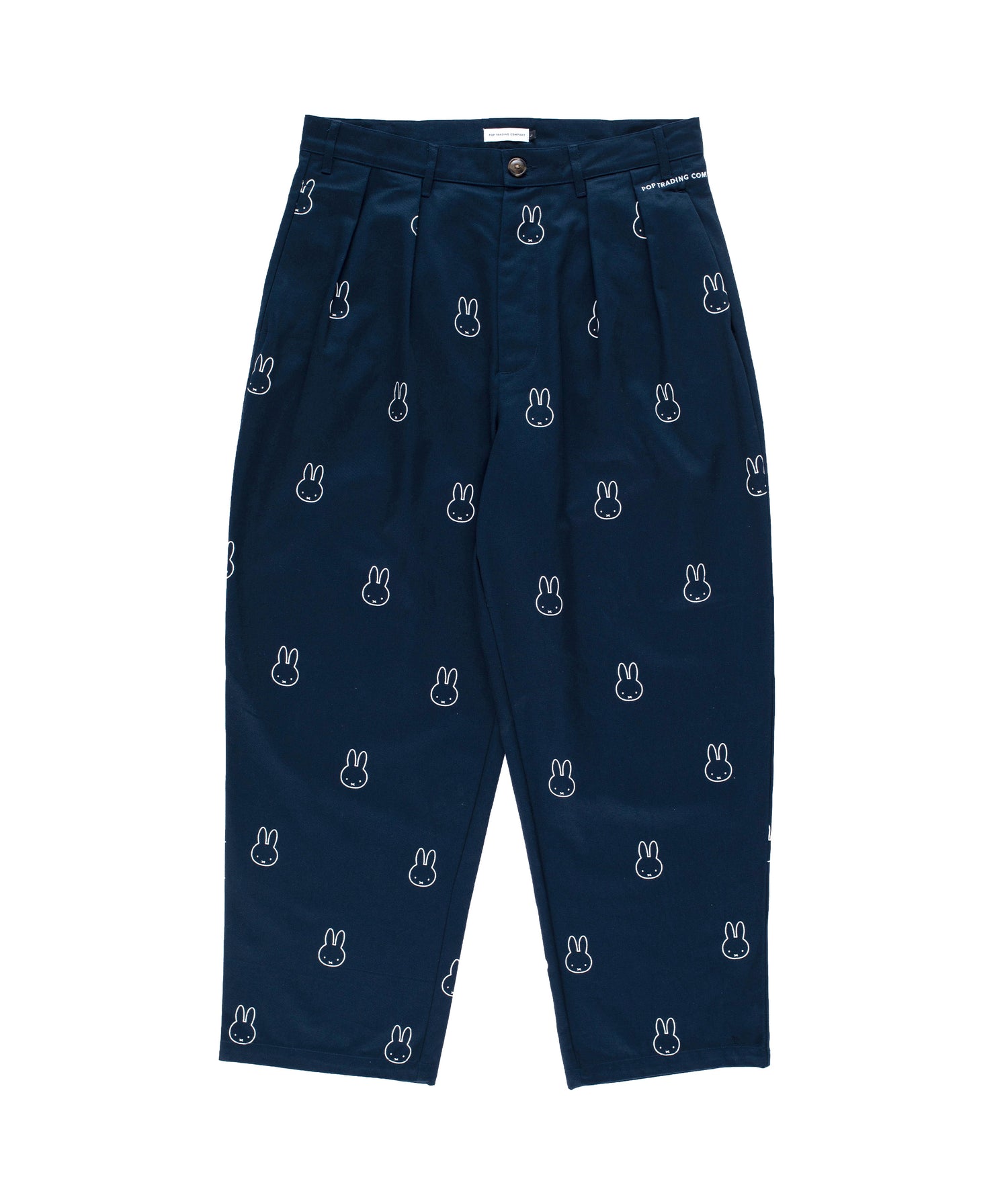 Miffy & Pop Pattern Boat Pants Navy
