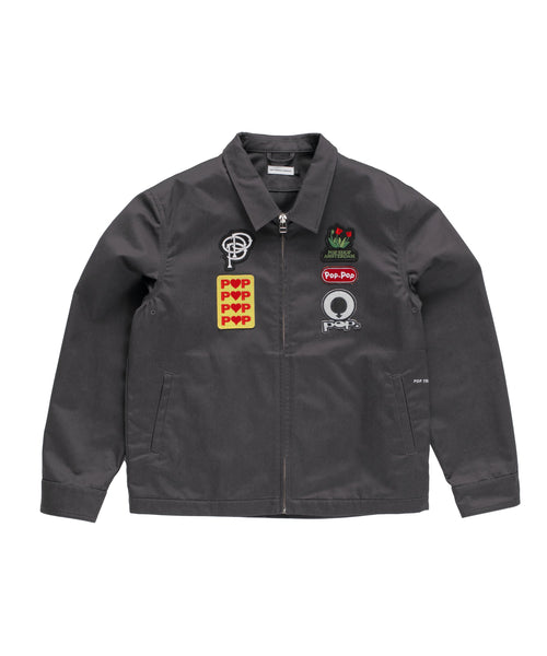 Featured Product Image Of Pop Full Zip Worker Jacket Anthracite
