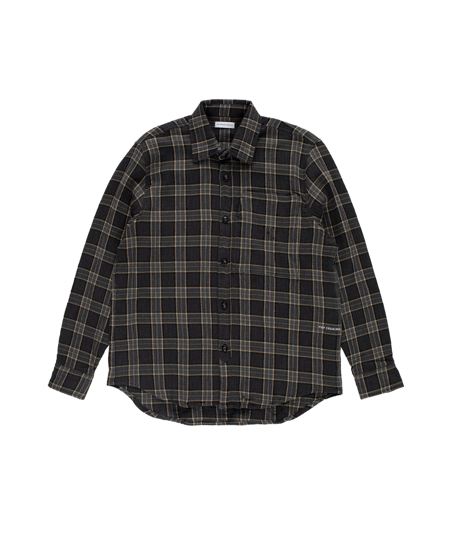 Pop Checked Shirt Grey