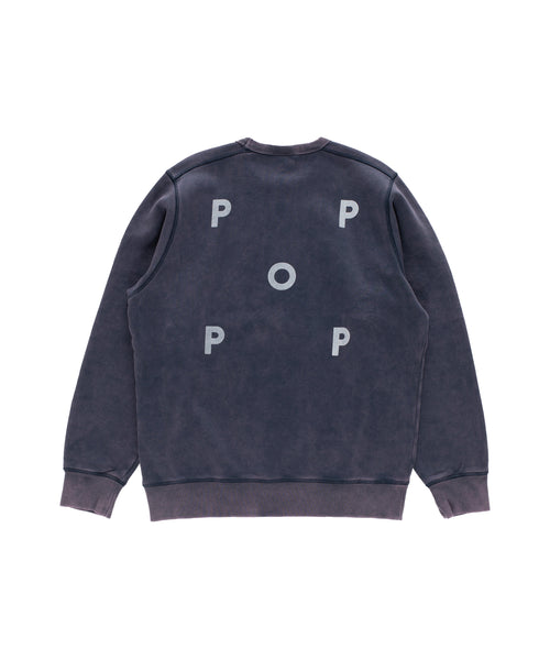 Featured Product Image Of Pop Logo Crewneck Sweat Washed Navy