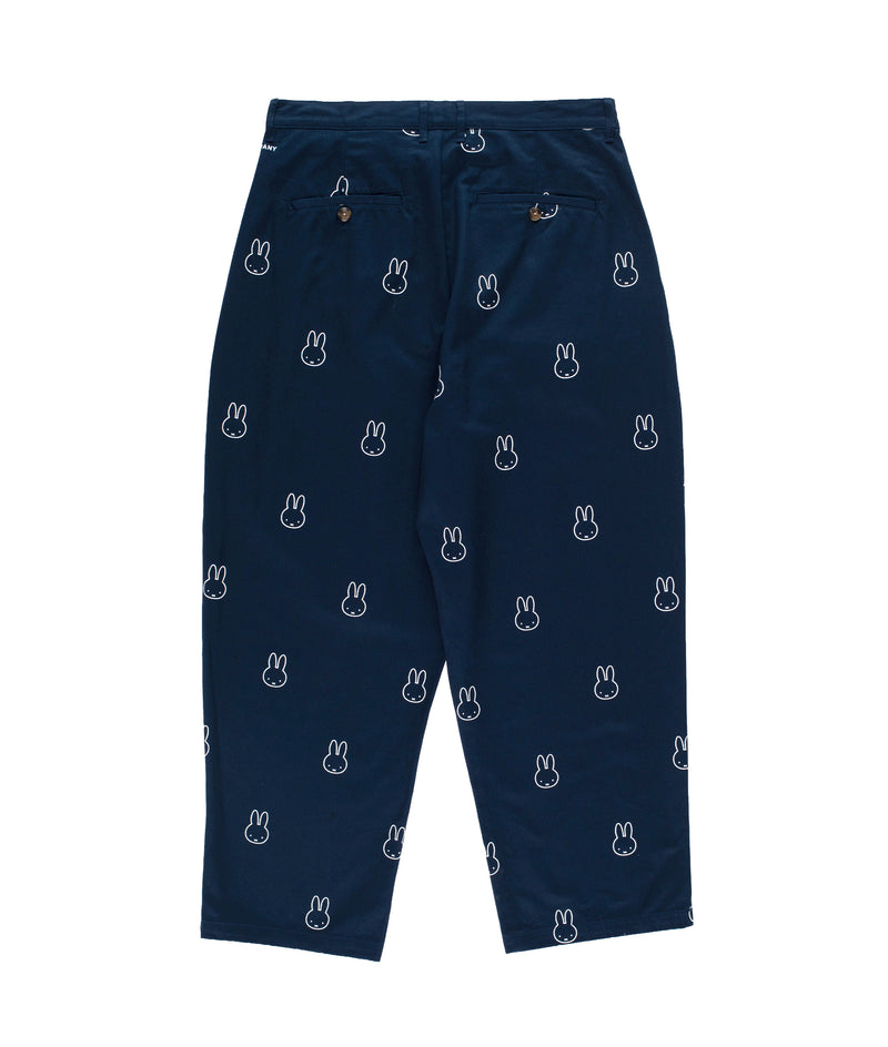 Miffy & Pop Pattern Boat Pants Navy