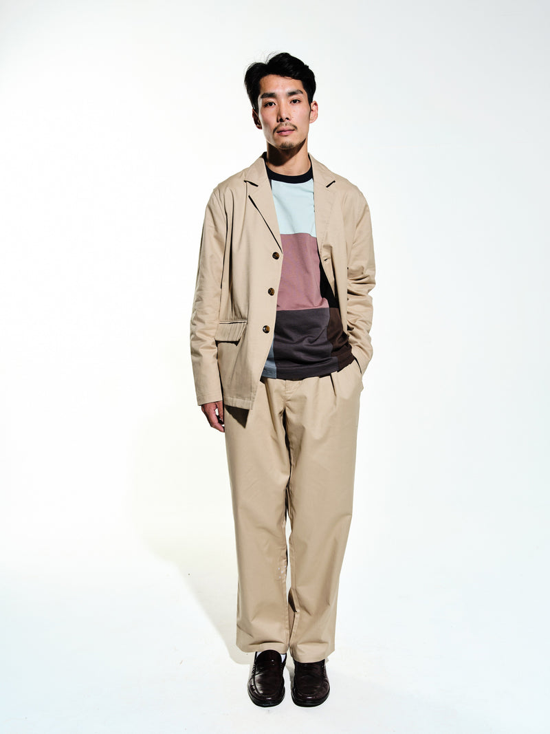 Pop Hewitt Suit Pants White Pepper