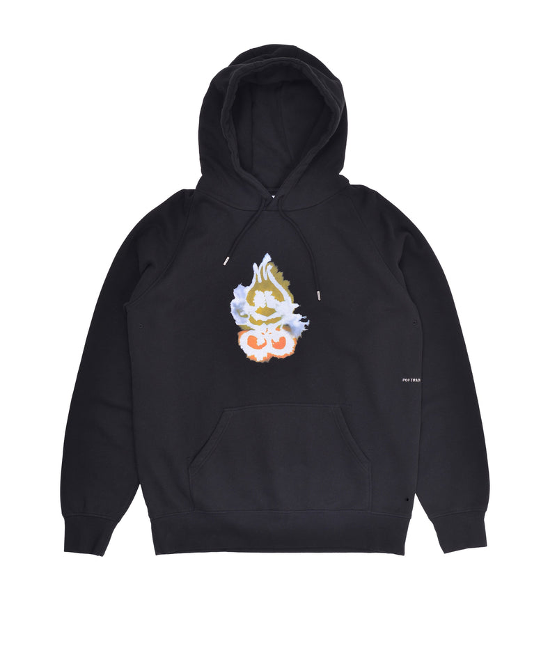 Pop Rop Hooded Sweat Black