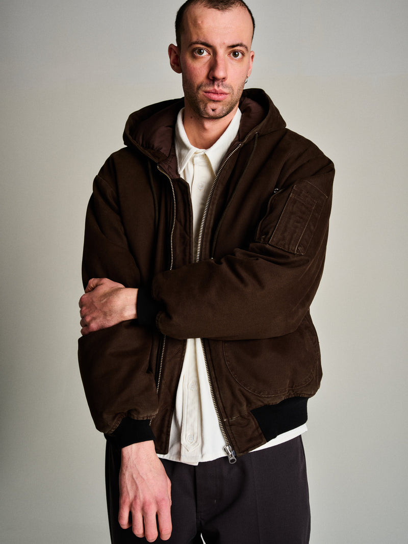 Pop Hooded Flight Jacket Delicioso