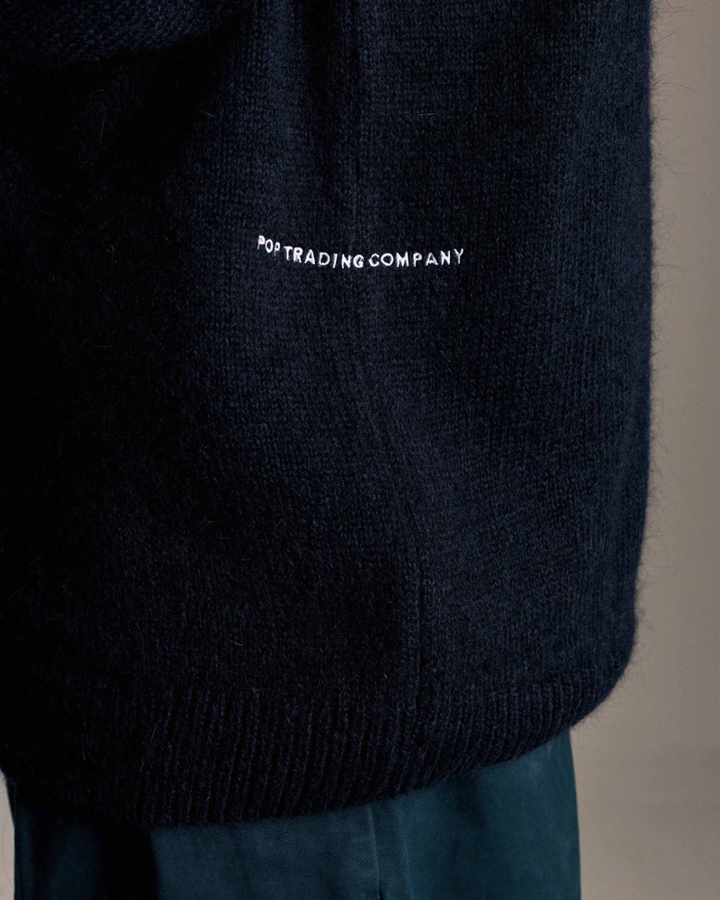 Miffy & Pop Knitted Mohair Cardigan Navy