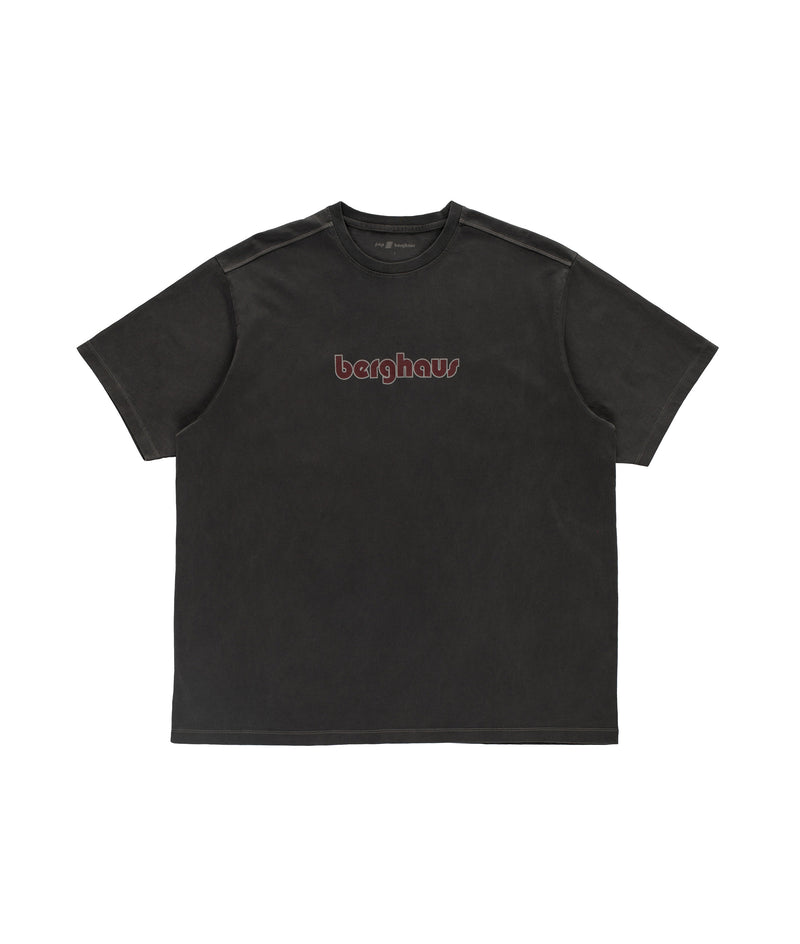 Pop & Berghaus Logo T-Shirt Washed Black