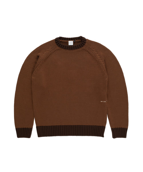 Featured Product Image Of Pop Knitted Logo Crewneck Bison