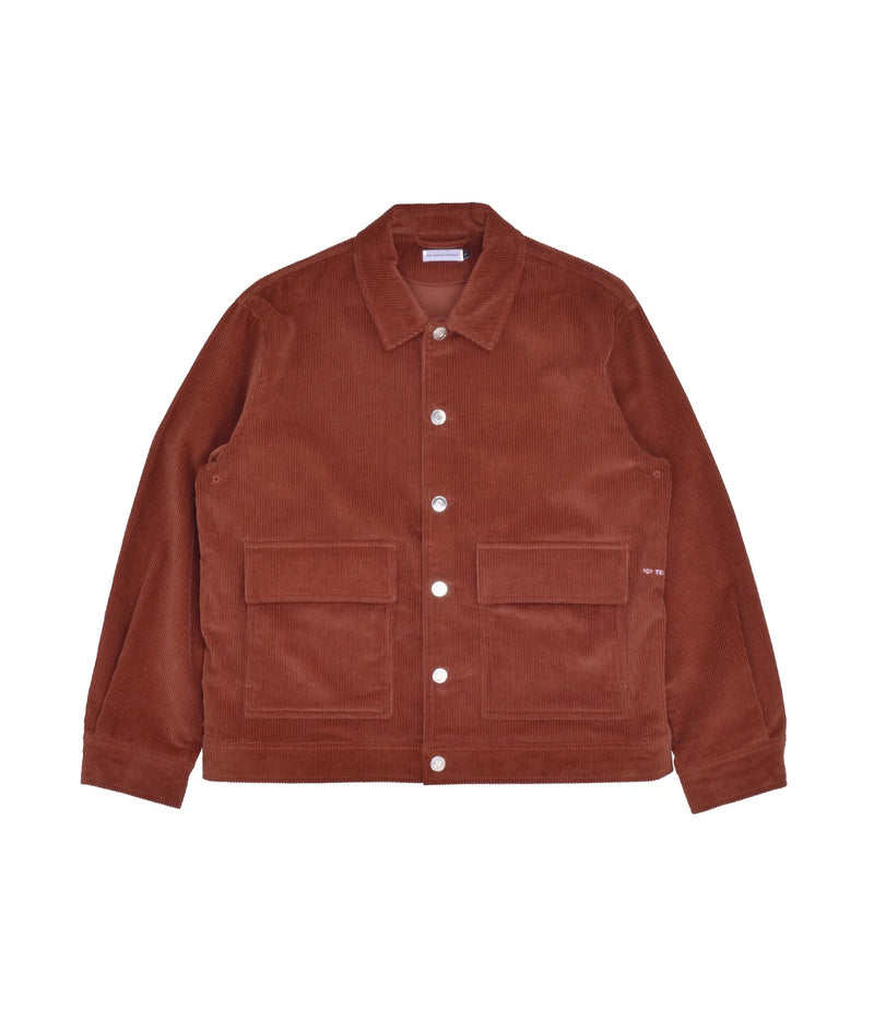 Pop Full Button Jacket Fired Brick